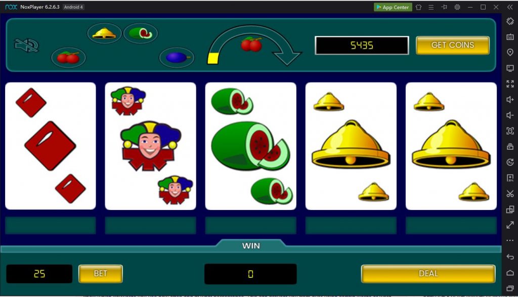 Fruit poker Classic PC emulation